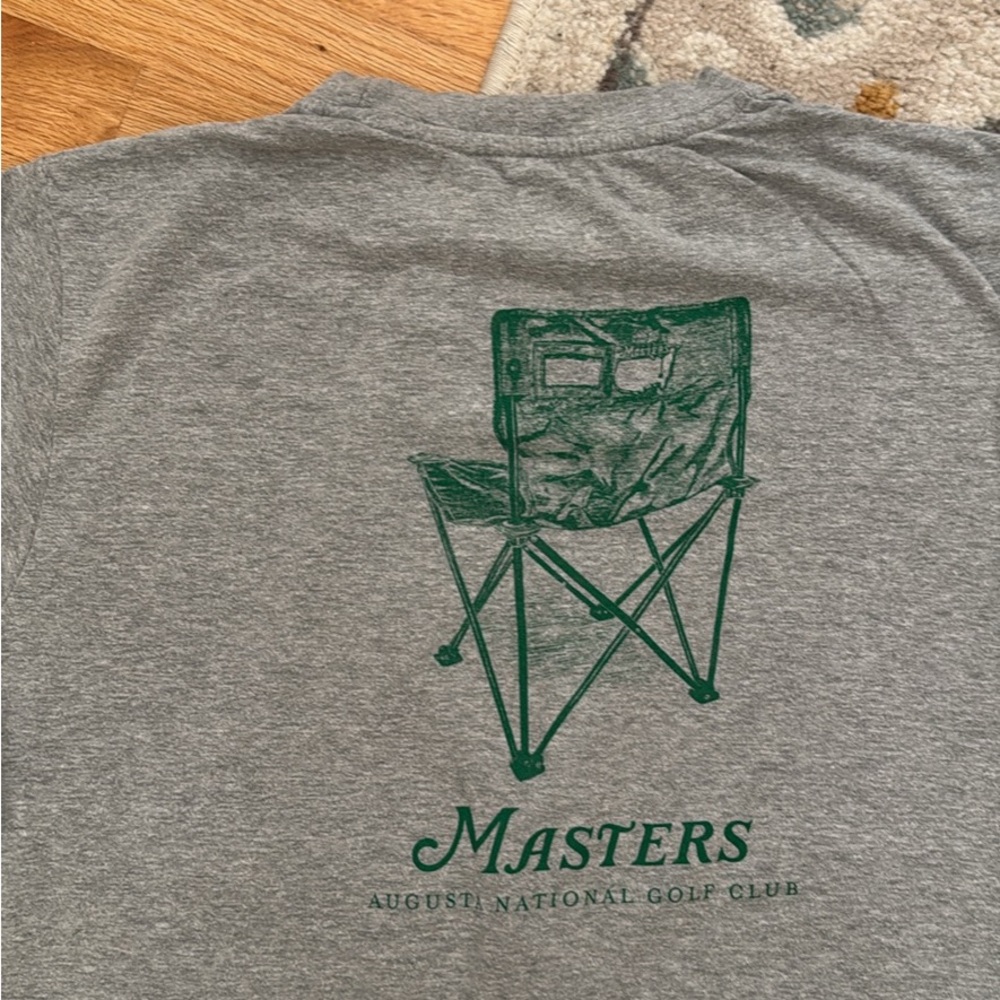 Masters Gray T-Shirt with Green Chair Graphic